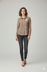 Indian Print Full Sleeve Shirt